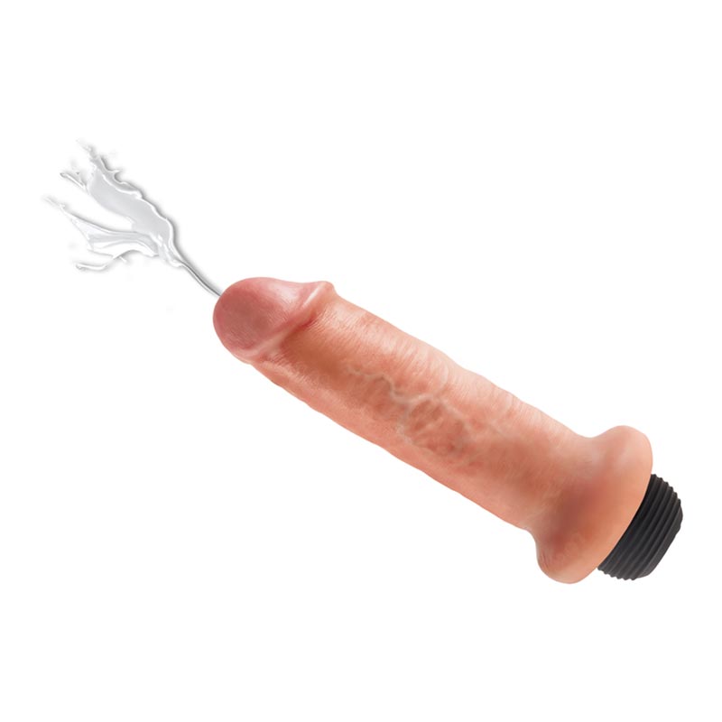King Cock Squirting 6" | Godemichet éjaculateur | 15 cm | Beige King Cock Squirting 6" | Godemichet éjaculateur | 15 cm | Beige