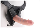 King Cock Harness with realistic Dildo - Beige - 15 cm