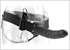 Strap-on cavo e vibrante Fetish Fantasy - 20 cm (Nero)