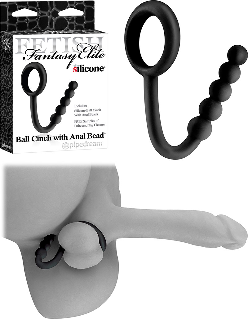Fetish Fantasy Elite Ball Cinch with Anal Beads
