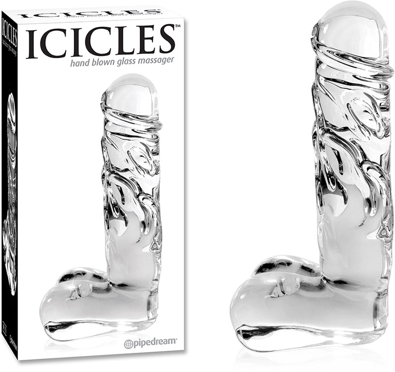 Icicles No. 40 Glass dildo