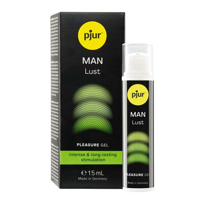 pjur MAN Lust | Stimulierendes Gel für Männer | Auf Wasserbasis | 15 ml