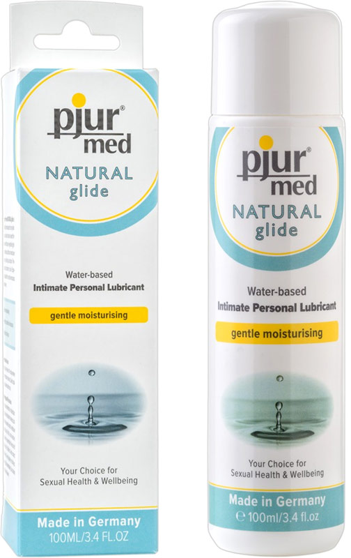 pjur Med Natural Glide Lubricant - 100 ml (Water-based)