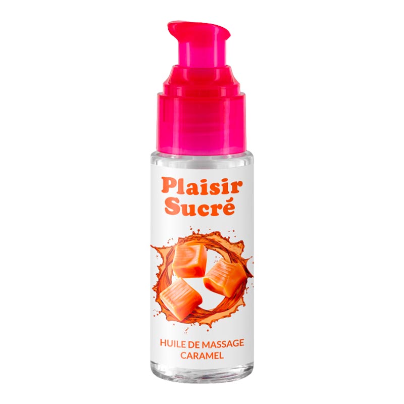 Plaisir Sucré | Huile de massage gourmande embrassable | Caramel Plaisir Sucré | Huile de massage gourmande embrassable | Caramel