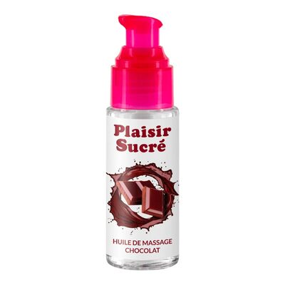 Plaisir Sucré | Huile de massage gourmande embrassable | Chocolat