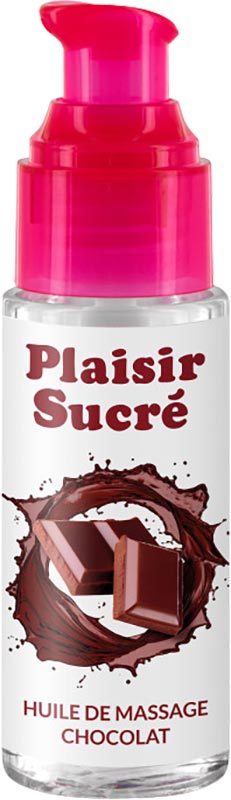 Huile de massage aromatisé Plaisir Sucré - Chocolat