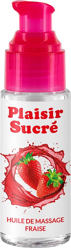 Plaisir Sucré Aromatisiertes Massageöl - Erdbeere