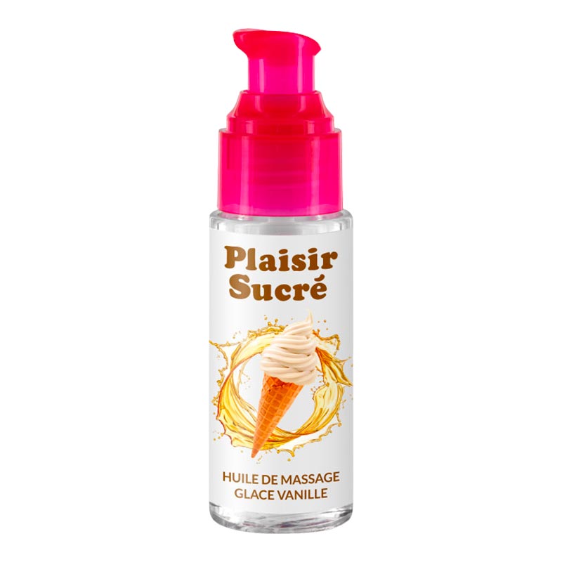 Plaisir Sucré | Huile de massage gourmande embrassable | Vanille Plaisir Sucré | Huile de massage gourmande embrassable | Vanille