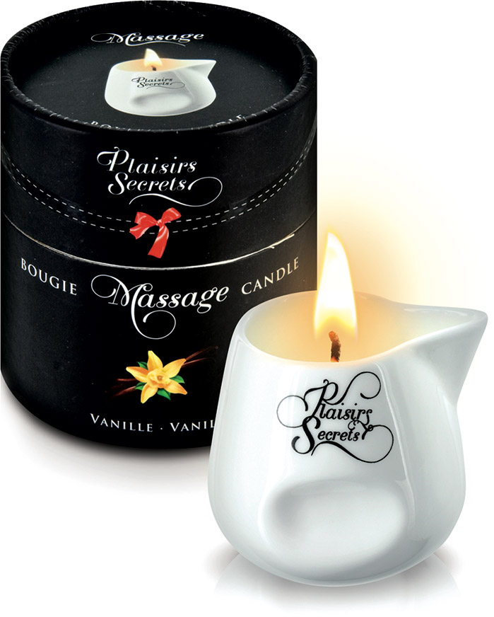 Plaisirs Secrets Massage Candle - Vanilla