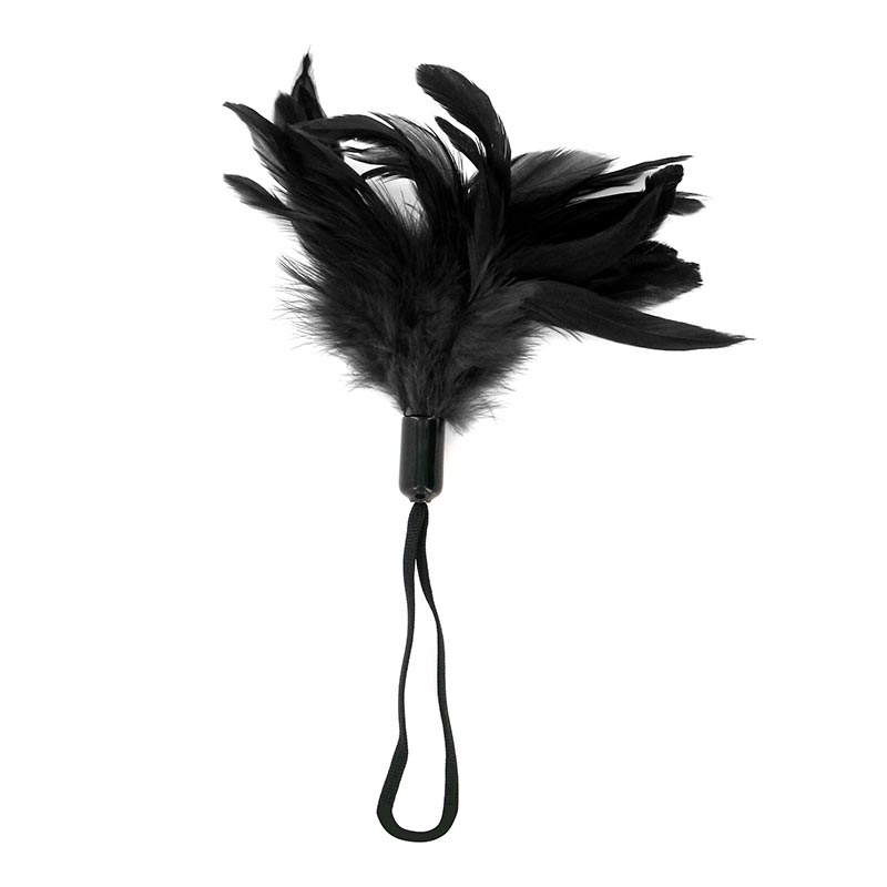 Sportsheets Pleasure Feather Body Tickler - Schwarz
