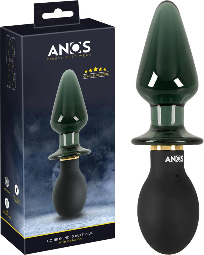 ANOS Double-ended Butt Plug | Double-ended vibrating anal plug