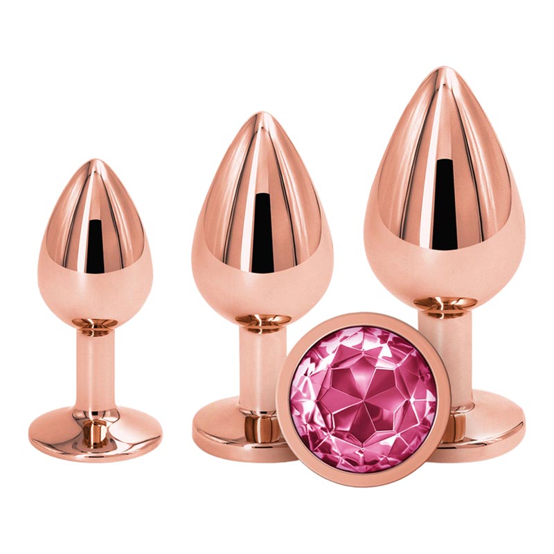 NS Novelties Rear Assets Kit Analplug - Rosgold