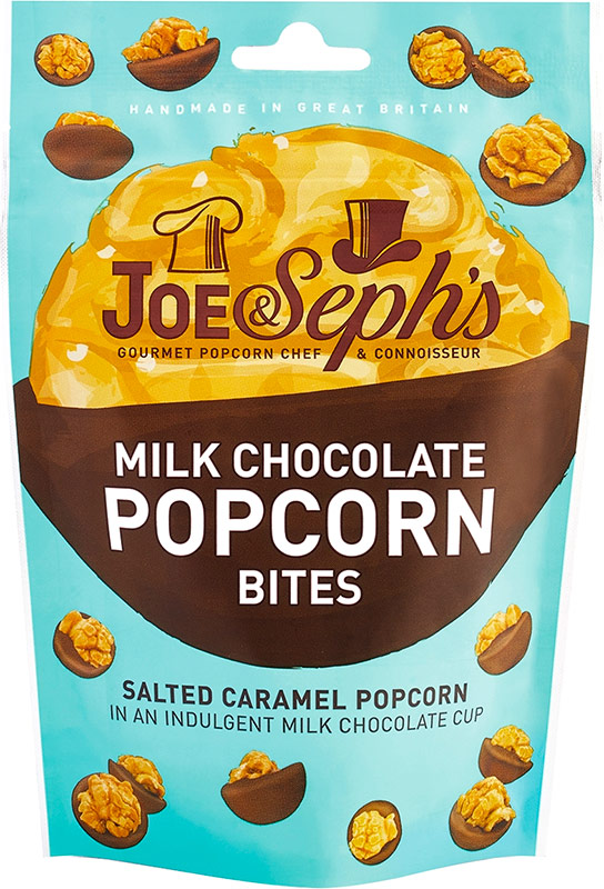 Popcorn al caramello e cioccolato Joe&Seph's Popcorn Bites