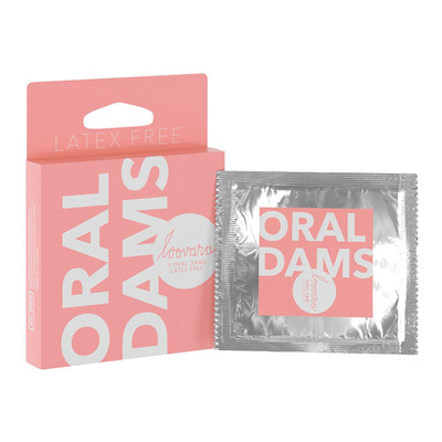 Oral Dams Loovara | 3 Préservatifs buccaux sans latex hypoallergénique Oral Dams Loovara | 3 Préservatifs buccaux sans latex hypoallergénique