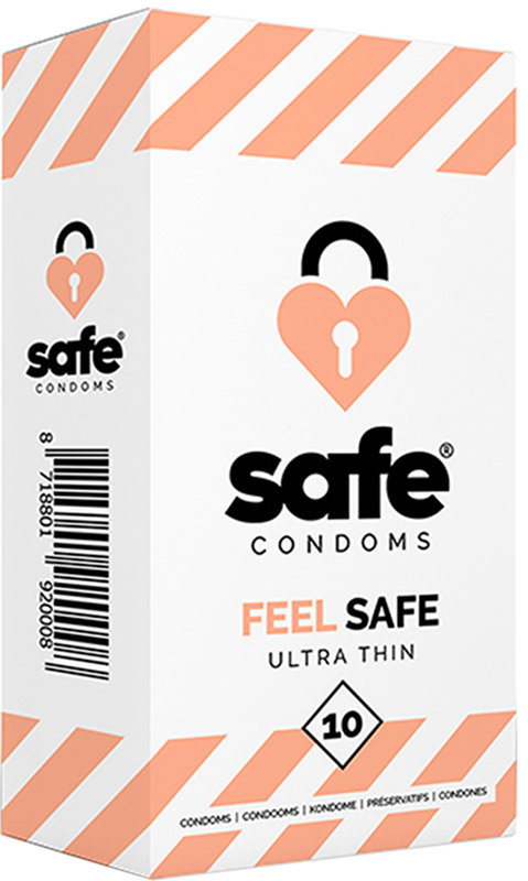 Safe Feel Safe Ultra Thin - Ultradünnes Kondom (10 Kondome)