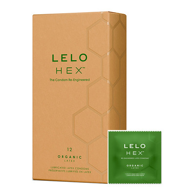 LELO HEX Organic | Ultradünnes und ultraresistentes Kondom | 12 Kondome