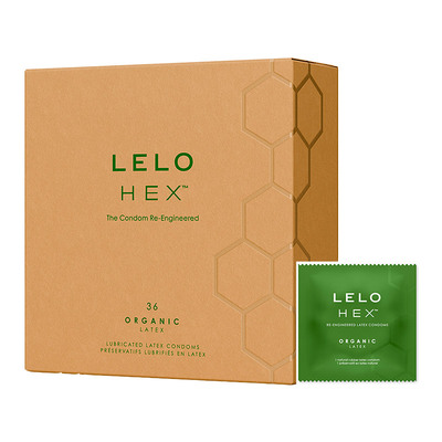 LELO HEX Organic | Ultradünnes und ultraresistentes Kondom | 36 Kondome