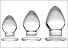 Set de plugs anaux en verre Prisms Triplets - 3 pièces