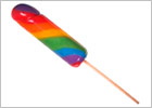 Rainbow Jumbo Cock Pop Riesiger penisförmiger Lutscher