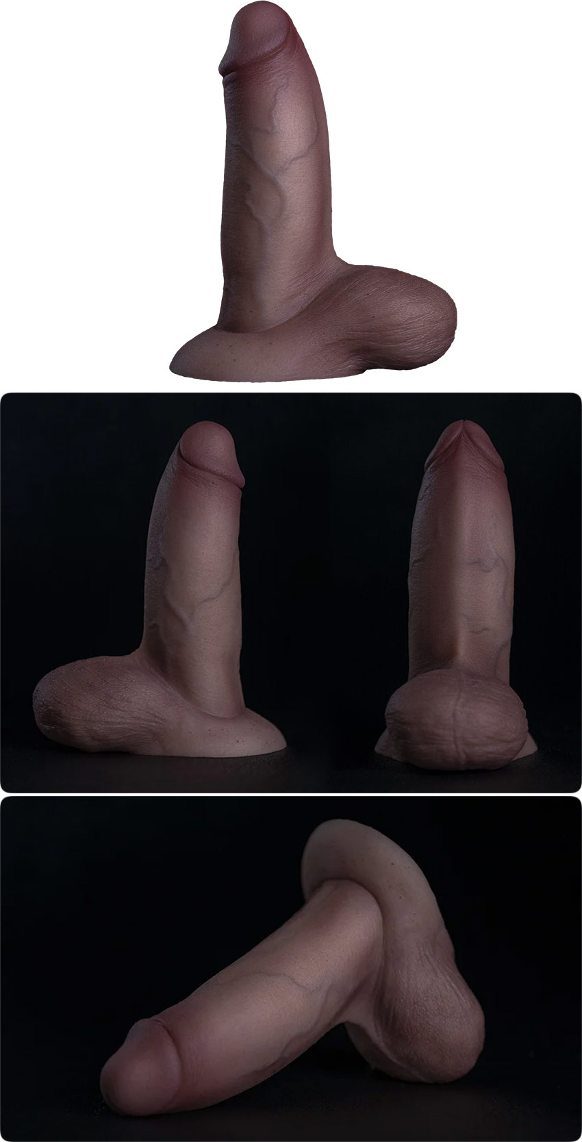 RealCock 2 James ultra-realistic dildo in silicone - 16 cm