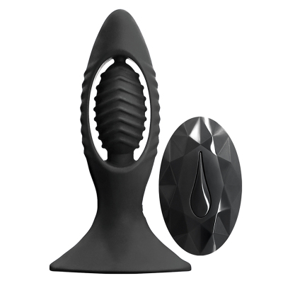 Renegade V2 | Vibrierender Analplug mit gerippter Kugel