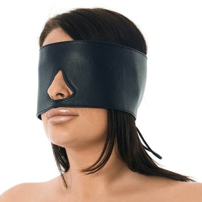 Bandeau large Rimba en cuir véritable | Noir