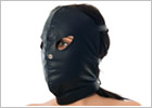 Rimba leather hood - Unisex and adjustable size