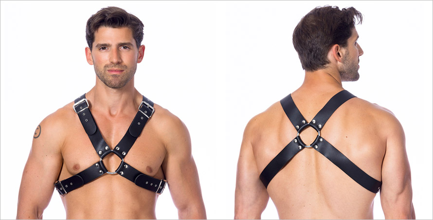 Rimba men's harness in genuine leather (M/XL)