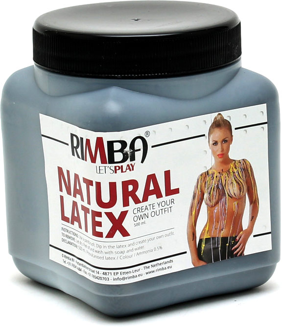 Natrliches Flssiglatex - 450 ml (Schwarz)