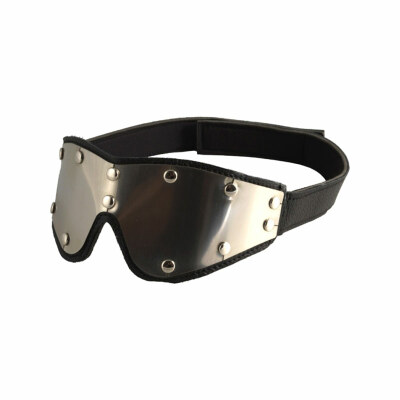 Masque pour les yeux Rimba en cuir avec face miroir