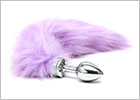 Rimba butt plug with tail - Purple