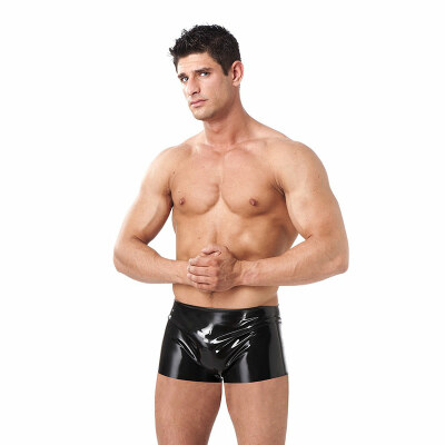 Rimba Short en latex pour homme - Noir