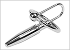 Plug uretrale con anello per glande - 25 mm