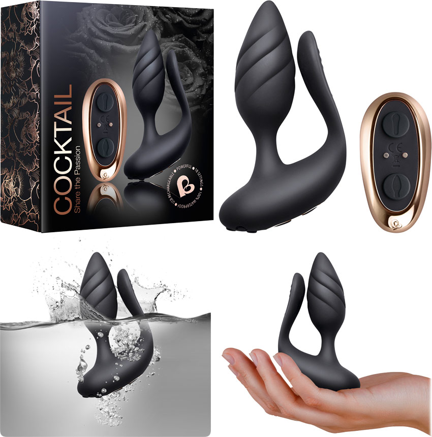 Rocks-Off Cocktail stimulator for couples