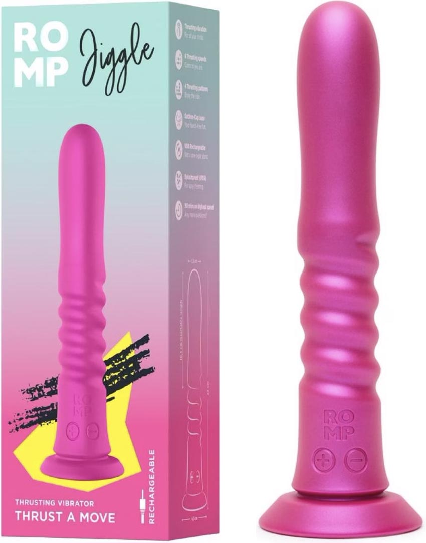 Stoßvibrator Romp Jiggle - Fuchsia