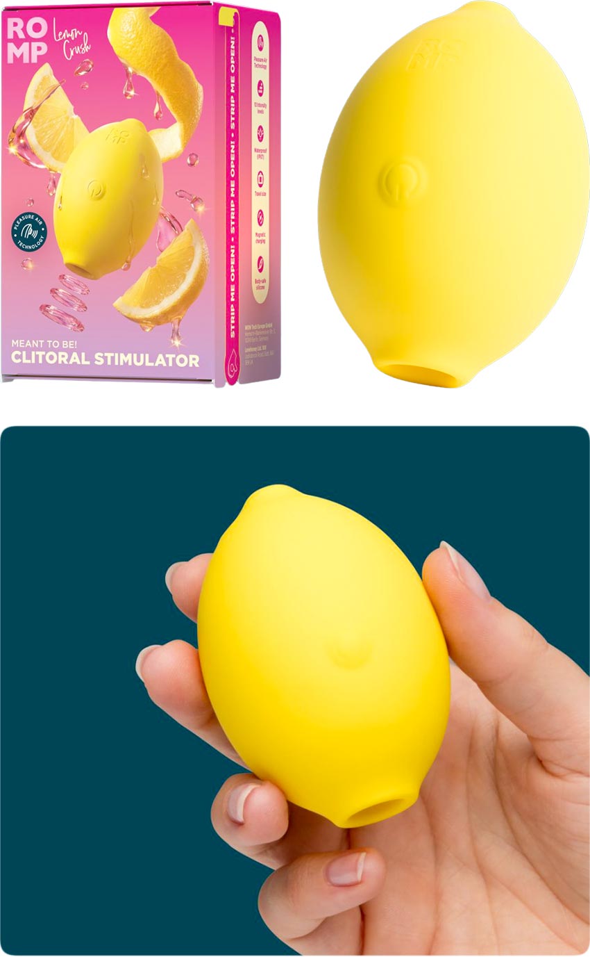 Stimulateur clitoridien en forme de citron Romp Lemon Crush