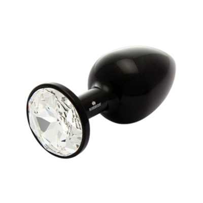 Rosebuds Aluminium Analplug - Schwarz & Klar