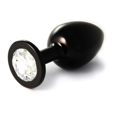 Rosebuds Aluminum | Plug anal - Black & Clear