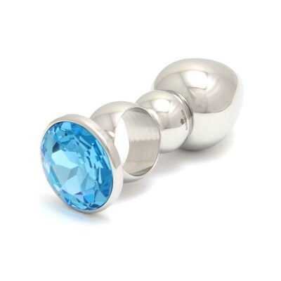 Rosebuds Anal Ring | Anal Penetrationsring mit blauem Kristall
