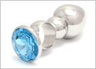 Rosebuds Anal Ring einführbarer Ring - Aquamarine (M)