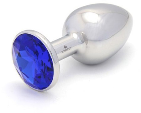 Plug anal Rosebuds Cristal - Majestic Blue (M)