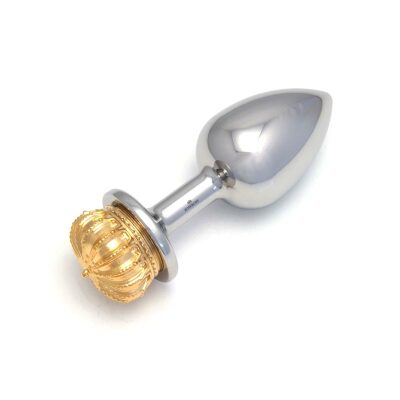 Rosebuds Couronne | Plug anal décoré d'une couronne dorée | XL