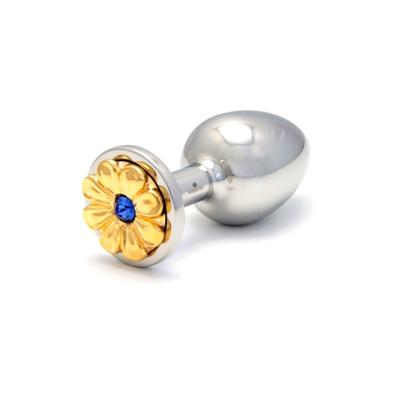 Rosebuds Butt Plug - Daisy Gold (L)