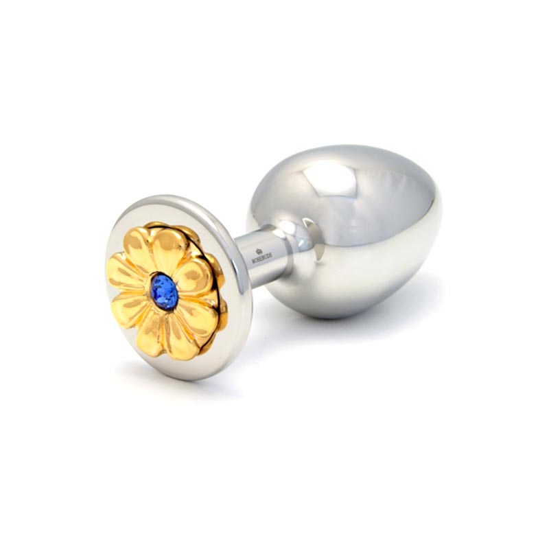 Rosebuds Butt Plug - Daisy Gold (XL)