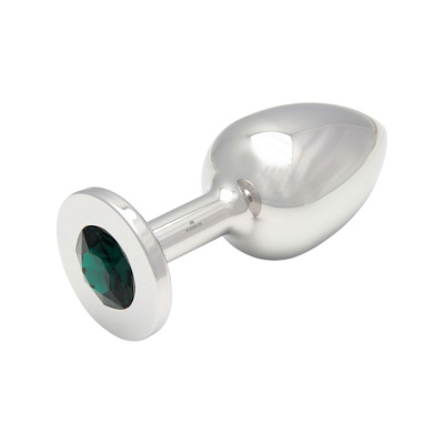 Rosebuds | Plug anal avec cristal Swarovski vert | Taille XXL
