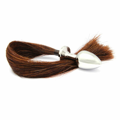 Rosebuds Tailbud | Analplug mit Pferdeschwanz | Kastanienbraun | Large