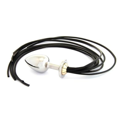 Rosebuds Whipbud | Analplug und Riemenpeitsche | Grösse XL