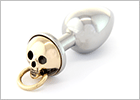 Plug anal Rosebuds Skull - Bronze (M)