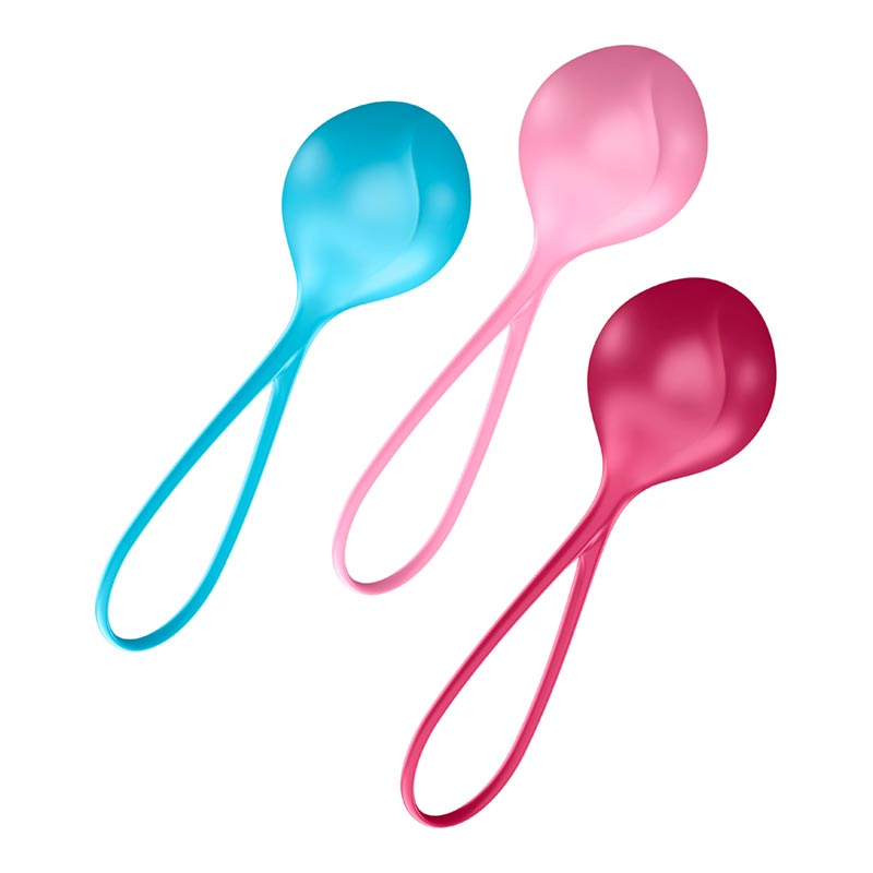 Boules de geisha Satisfyer Strengthening Balls (3 boules simples)
