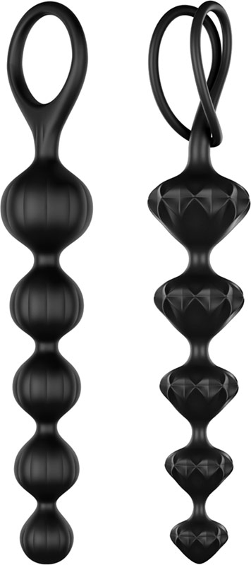 Satisfyer Love Beads anal beads (2 pieces) - Black